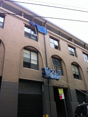 Balcony lift - Chippendale, Sydney