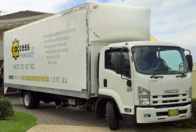 Removalist truck for larger moves